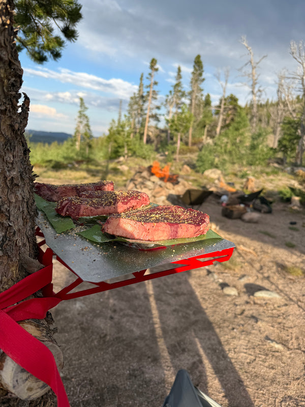 Red Feather Lakes CO · Camp Kitchen · Ribeyes on the Trail
