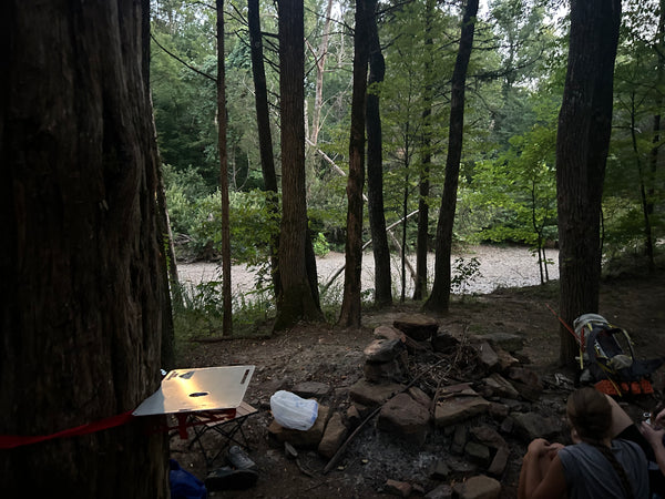 Riverside Camp · Full Camp Setup · Arkansas Ozarks