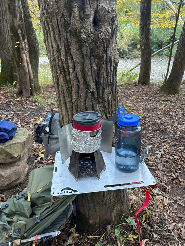 Riverside Camp · Morning Coffee Setup · Fall Backcountry